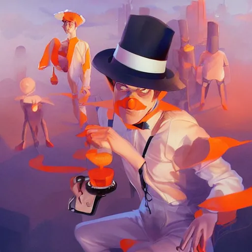 Image similar to hero world a clockwork orange 1 9 7 1, behance hd by jesper ejsing, by rhads, makoto shinkai and lois van baarle, ilya kuvshinov, rossdraws global illumination