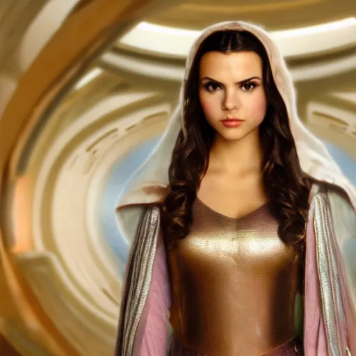 Image similar to victoria justice as princess padme in star wars episode 3, 8 k resolution, cinematic lighting, anatomically correct