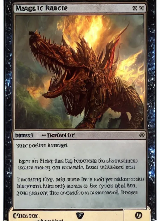 Prompt: magic the gathering card, 4 k, ultra high detailed