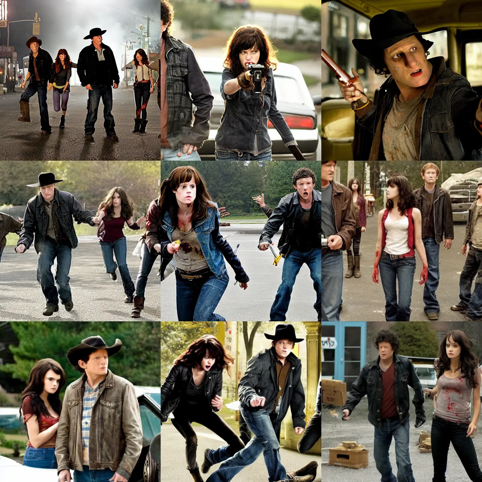 Prompt: a film still from zombieland ( 2 0 0 9 )