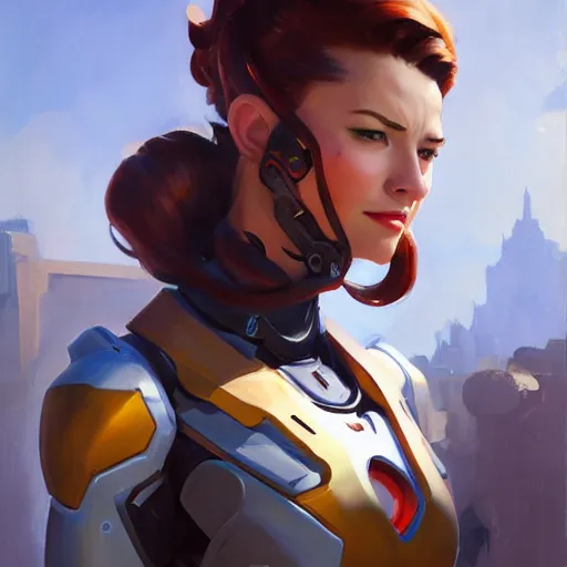 Prompt: greg manchess portrait painting of a female ironman as overwatch character, medium shot, asymmetrical, profile picture, organic painting, sunny day, matte painting, bold shapes, hard edges, street art, trending on artstation, by huang guangjian, gil elvgren, ruan jia, greg rutkowski, gaston bussiere