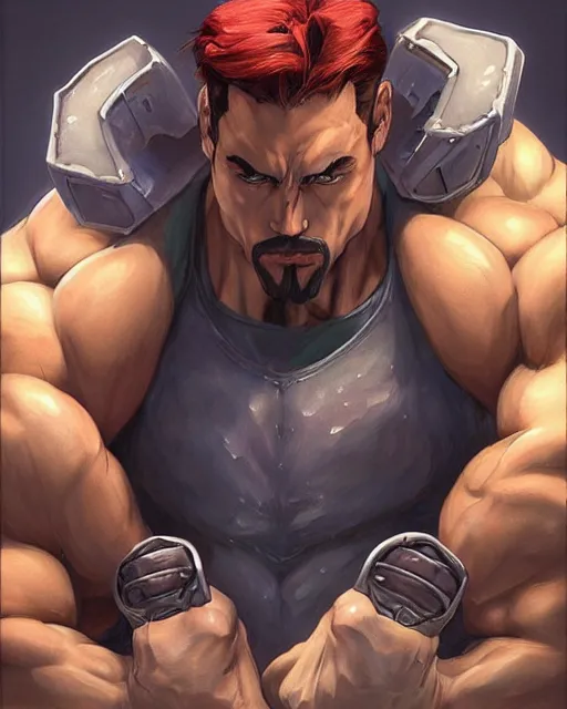 prompthunt: gigachad luigi bodybuilder in final fight onepunch man by ilya  kuvshinov, ernest khalimov body by krista sudmalis, fantasy character  portrait, ultra realistic, concept art, intricate details, elegent, digital  painting, smooth, sharp