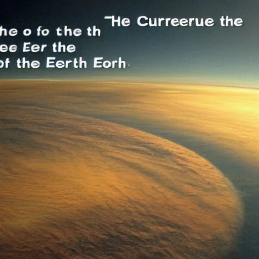 Image similar to the curvature of the earth