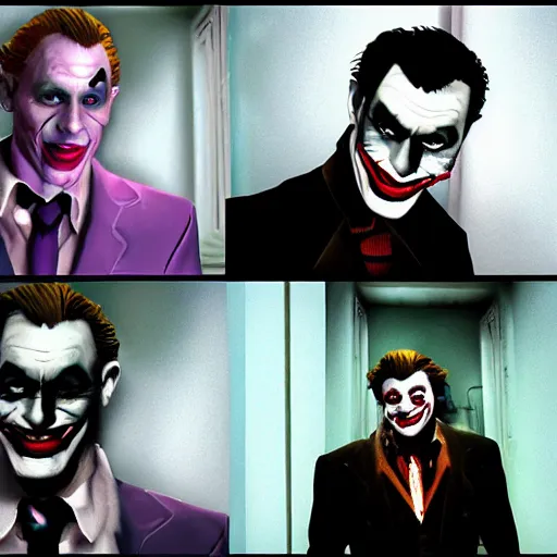 Image similar to jerma as the joker in the dark knight