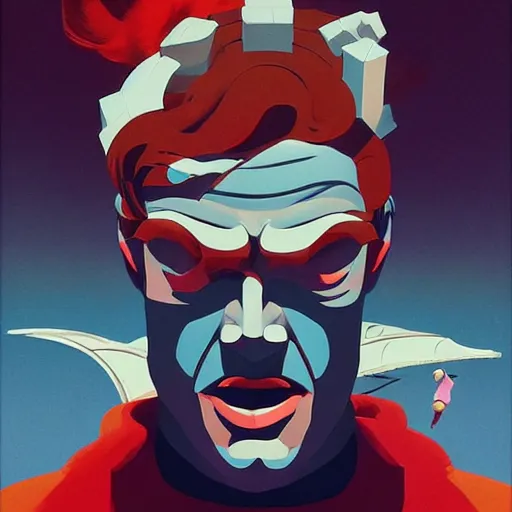 Prompt: face icon stylized minimalist the poseidon adventure 1 9 7 2, loftis, cory behance hd by jesper ejsing, by rhads, makoto shinkai and lois van baarle, ilya kuvshinov, rossdraws global illumination