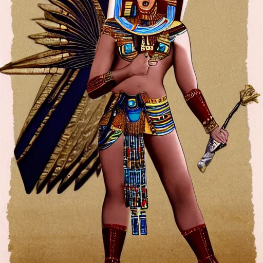 Image similar to Fatdan as an Egyptian godess