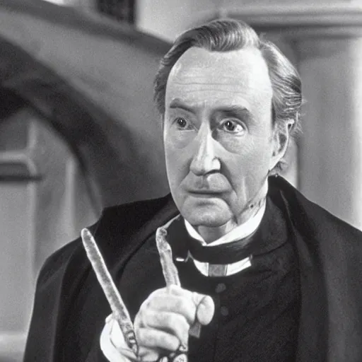 Prompt: Robert Hardy as Count Dooku