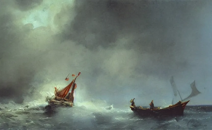 Image similar to by aivazovsky