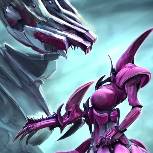 Image similar to very close up foot pov shot, detailed foot shot, feet art, furry paw pov, paw pov, dragon paw, paws, hyperdetailed elegant beautiful stunning hot anthropomorphic mecha female dragon, sharp silver armor fuchsia skin, showing high quality hyperdetailed paws mecha dragon feet at camera, sharp claws, warframe fanart, furaffinity, deviantart