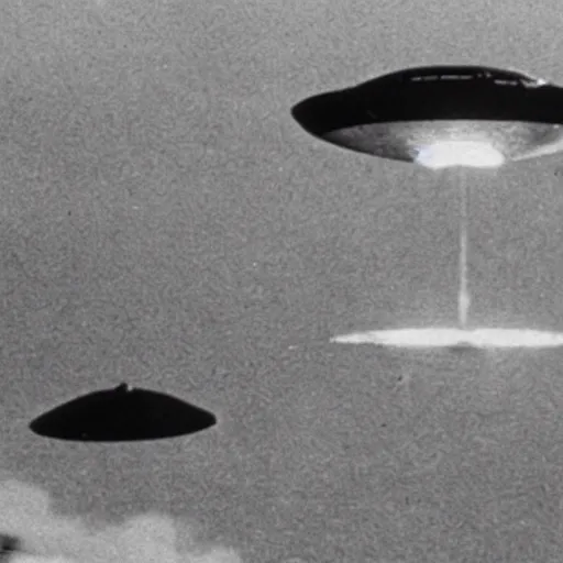 Prompt: declassified footage of a ufo