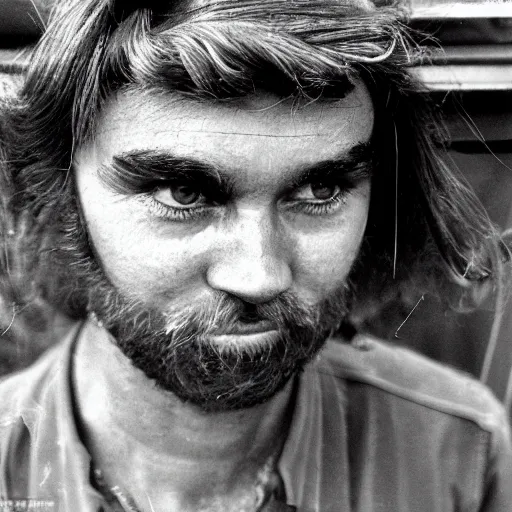 Prompt: 'Hyper Detailed face of a norwegian boat builder, brown hair, bushy eyebrows. 70s photograph. National geographic style'