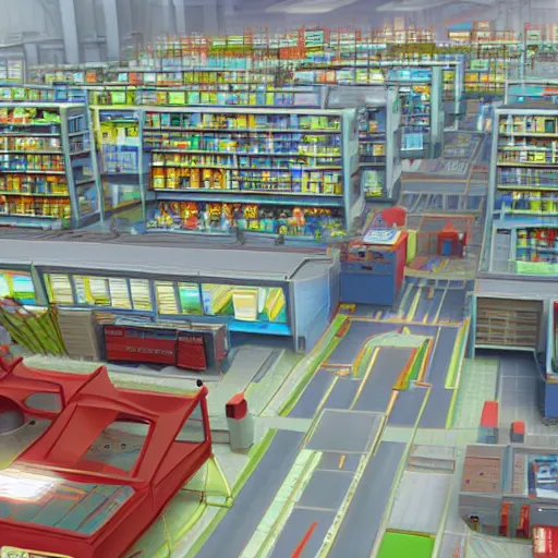 Image similar to Inside the TSMC factory hyperrealistic photorealistic render by Pixar