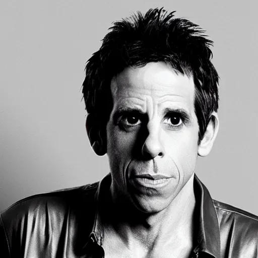 Prompt: an x - ray of ben stiller