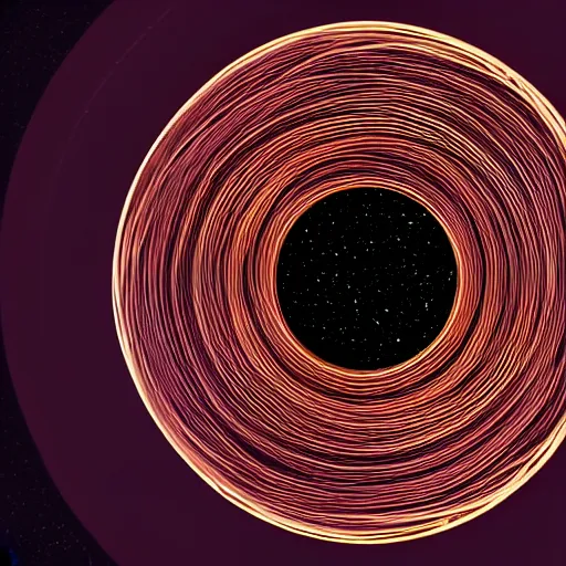 Prompt: photography of a black hole with spaghetti noodles on a dinner plate, spaghetti noodles disc, gravitational lens, 8 k resolution