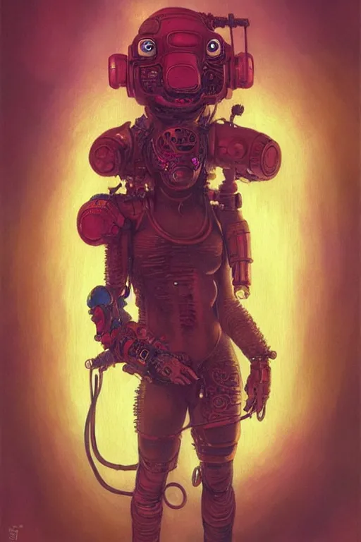 Image similar to cyberpunk peppa pig, character design, painting by gaston bussiere, katsuya terada, frank frazetta, tom of finland, trending on artstation