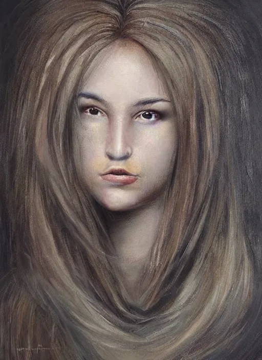 Image similar to Masterpiece. Female face portrait. reddit.com/r/Art/top/?sort=top&t=all