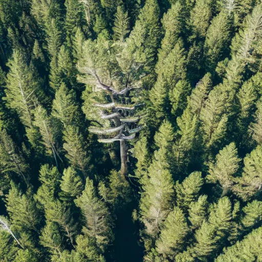 Image similar to aerial photo of the tallest tree in the world