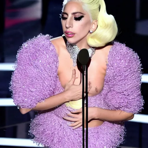 Prompt: lady gaga wins the academy award for best actress