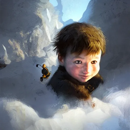 Prompt: calvin & hobbs, realistic, portrait, intricate, detailed, volumetric lighting, scenery, digital painting, highly detailed, artstation, sharp focus, illustration, concept art, ruan jia, steve mccurry