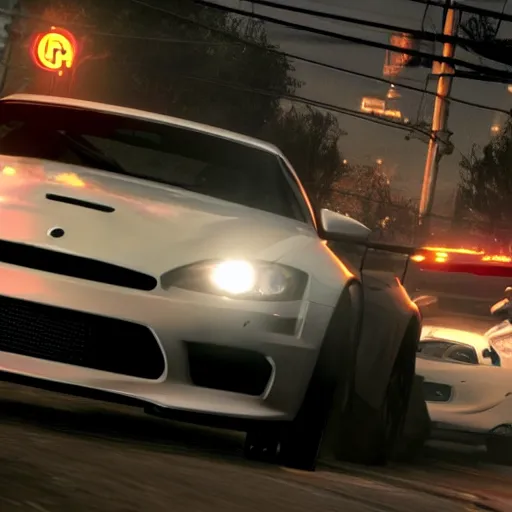 Image similar to gameplay from need for speed most wanted