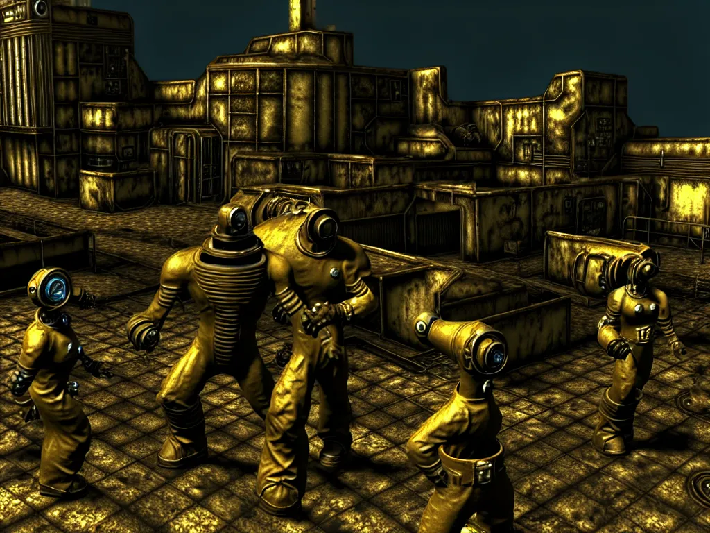 Image similar to fallout 2 hd remastered gameplay screenshot unreal engine 5