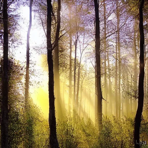 Image similar to forest in the morning light by Lila Alavardao