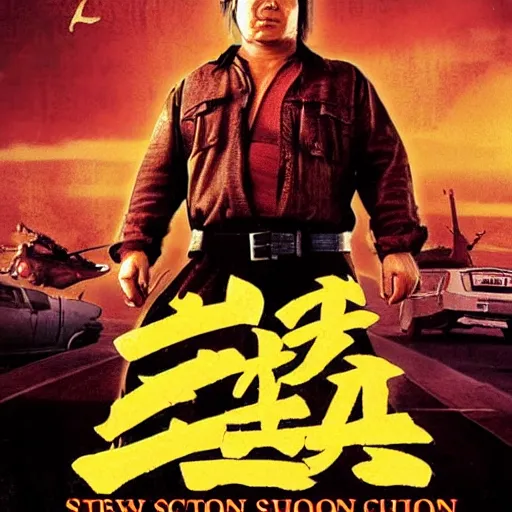 Image similar to poster of the action movie : john china 4 slow and calm