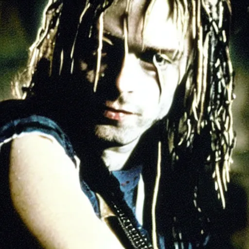 Image similar to Kurt Cobain as Edward Scissorhands