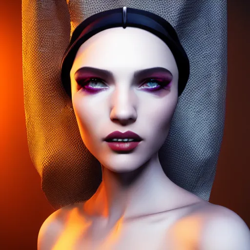 Image similar to fantasy inspired avant - garde art, deco fashion, highly detailed, photorealistic portrait, bright studio setting, studio lighting, crisp quality and light reflections, unreal engine 5 quality render