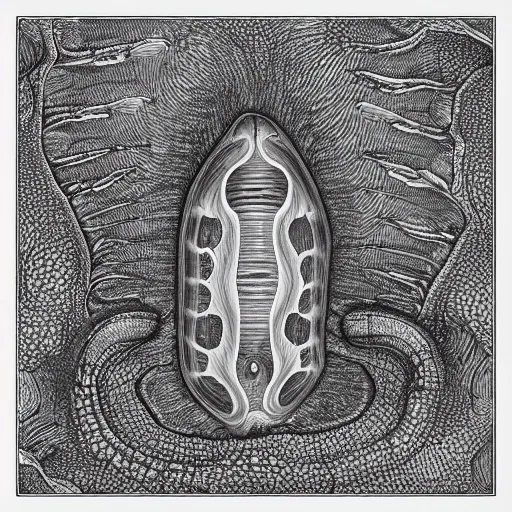 Image similar to “ plume agate ” anatomical drawing of crocodile “ gray ’ s anatomy ” 1 0 2 4 x 1 0 2 4