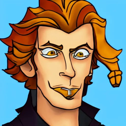 Image similar to linkedin portrait of Guybrush threepwood