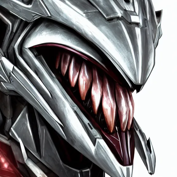 Image similar to close up mawshot of a perfect cute elegant beautiful stunning anthropomorphic hot female robot mecha dragon, with sleek silver metal armor, glowing OLED visor, looking the camera, open dragon maw being highly detailed and living, pov looking into the maw, food pov, micro pov, vore, digital art, pov furry art, anthro art, furry, warframe art, high quality, 8k 3D realistic, dragon mawshot art, maw art, macro art, micro art, dragon art, Furaffinity, Deviantart, Eka's Portal, G6