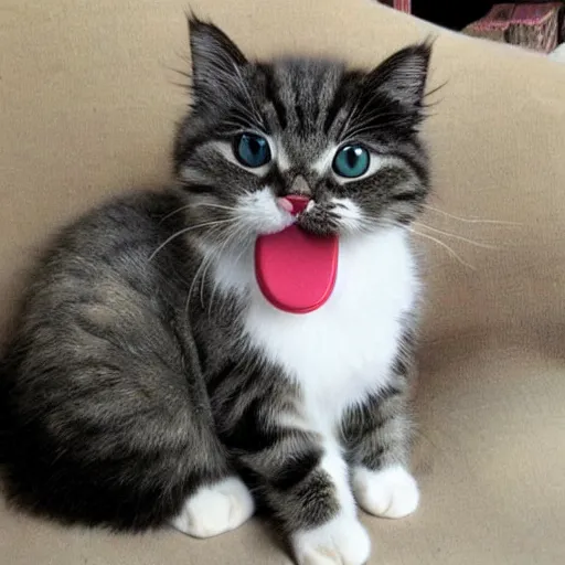 Prompt: cute cartoon cat