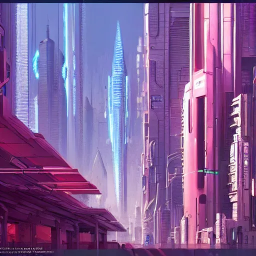 Prompt: cyberpunk city, sci-fi, highly detailed, digital painting, artstation, smooth, sharp focus, illustration, concept art by Josan Gonsales and James Gurney and Mœbius