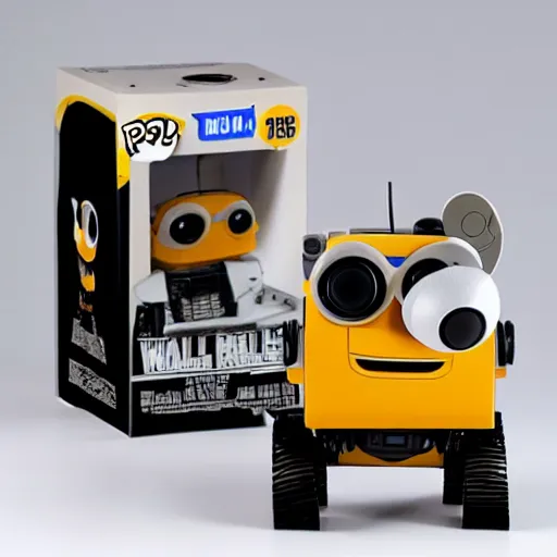 Image similar to Wall-E Funko Pop with package