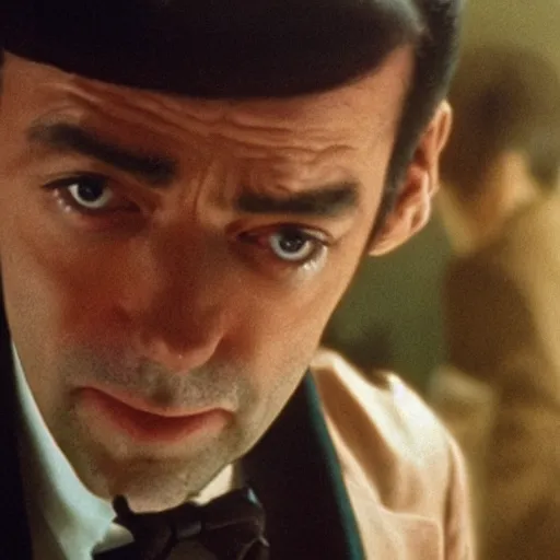 Image similar to still of lupin the third from a martin scorsese movie, 8 0 mm film