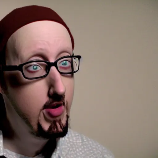 Image similar to Doug Walker Nostalgia Critic is god in heaven, dramatic lighting, photograph, bright