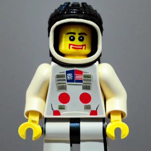Prompt: Apollo 11 spacesuit made of LEGO