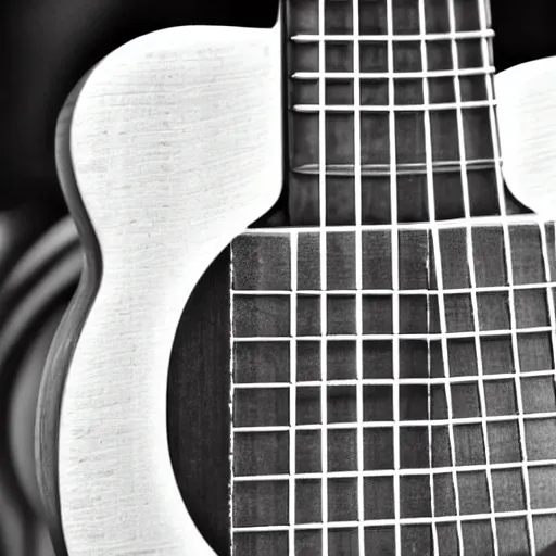 Prompt: ukulele closeup