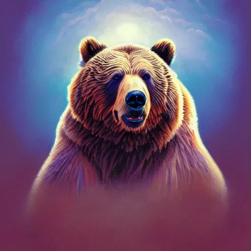 D. Taylor Fine Art - Modeling paste texture build up of a grizzly bear.  Next COLOR! 🎨 🖌️