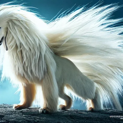 Image similar to national geographic professional photo of ninetales, award winning