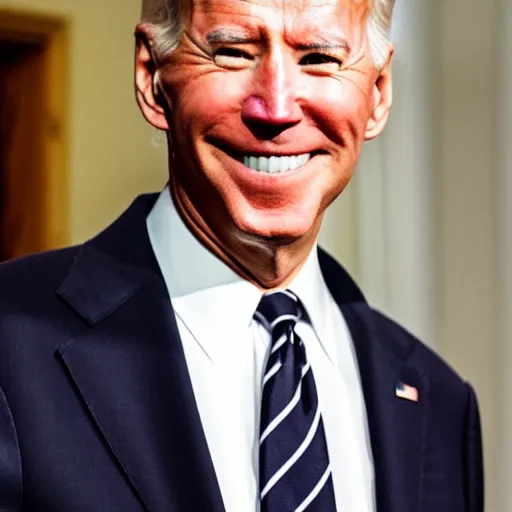 Image similar to long nose man, long nose, joe biden with long nose