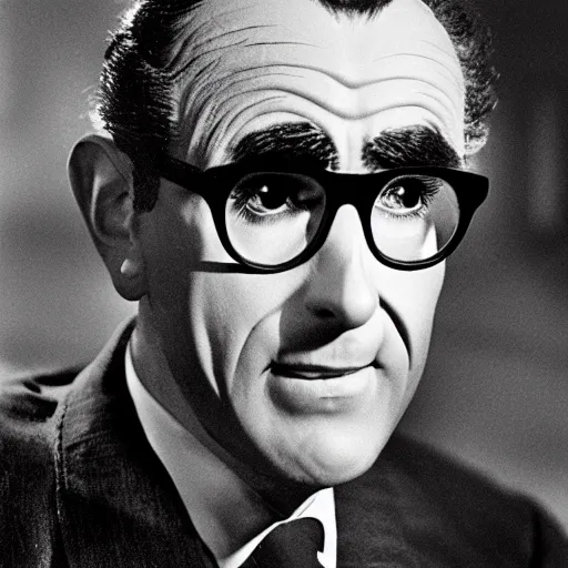 Image similar to Rod Serling as a Disney character