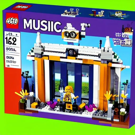 Image similar to music festival lego set