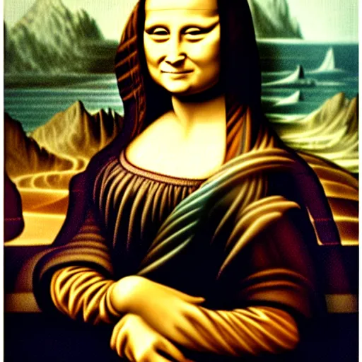 Image similar to big fat overweight, muscles, muscle overweight stereoids, bodybuilder mona lisa, by davinci