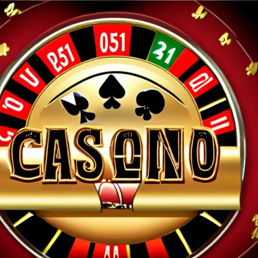 Prompt: online casino logo