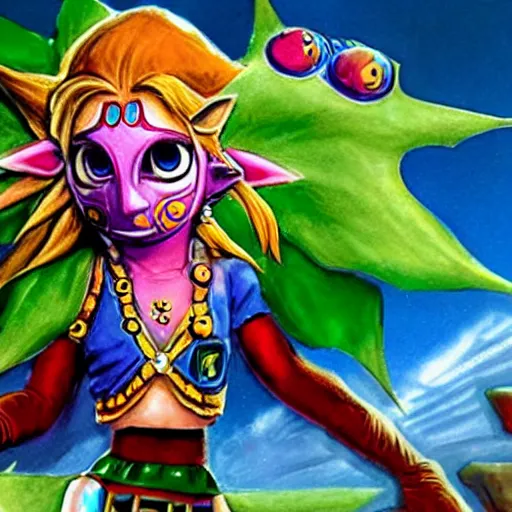 Image similar to Majora's mask Zelda n64 Nintendo