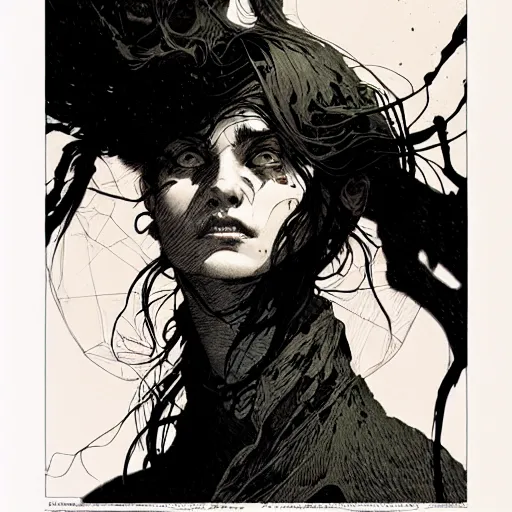 Image similar to portrait backlit light, by killian eng and bernie wrightson and martin deschambault and conrad roset, inspired by victorian horror, etching, fine, sharp high detail,