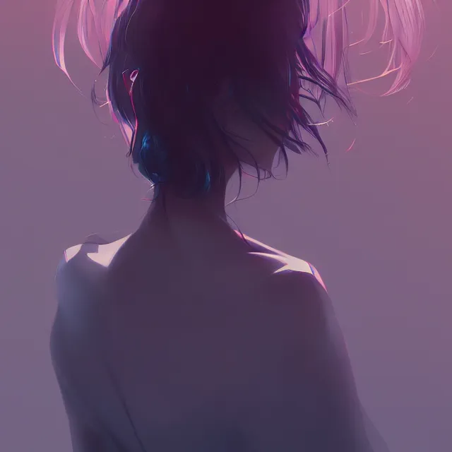 Prompt: what depression looks like, by saruei and guweiz and ilya kuvshinov, digital art, highly detailed, intricate, sharp focus, trending on artstation hq, deviantart, pinterest, unreal engine 5, 4 k uhd image