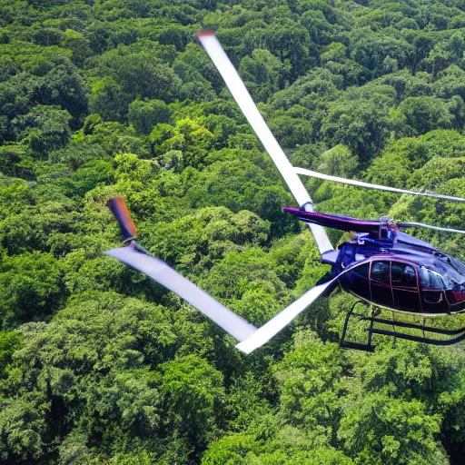 Prompt: ape rapper hanging form a helicopter, super wide angle shot